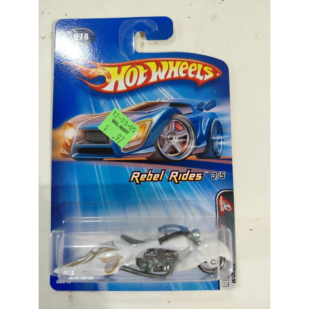 NIP Hot Wheels Rebel Rides 1:64 Die Cast W-oozie Motorcycle